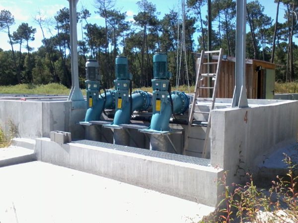 Pisciculture pump station