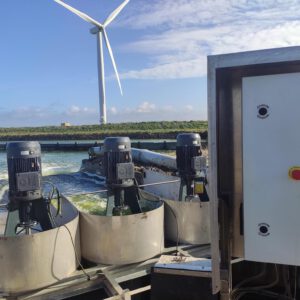 Flared propeller pump solution