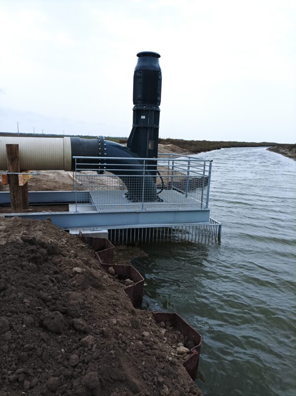 Vertical pumps for sea water